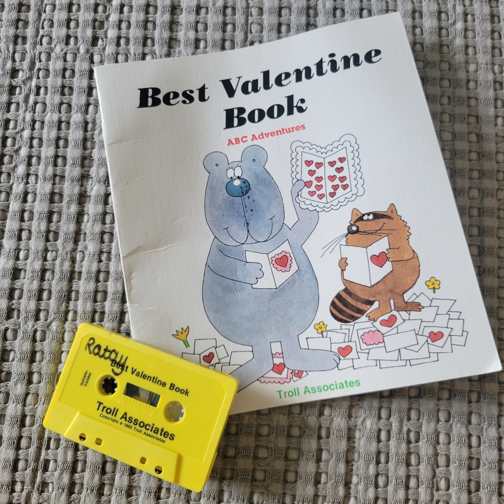 "Best Valentine Book ABC Adventures" book by Pat Whitehead with audio cassette
